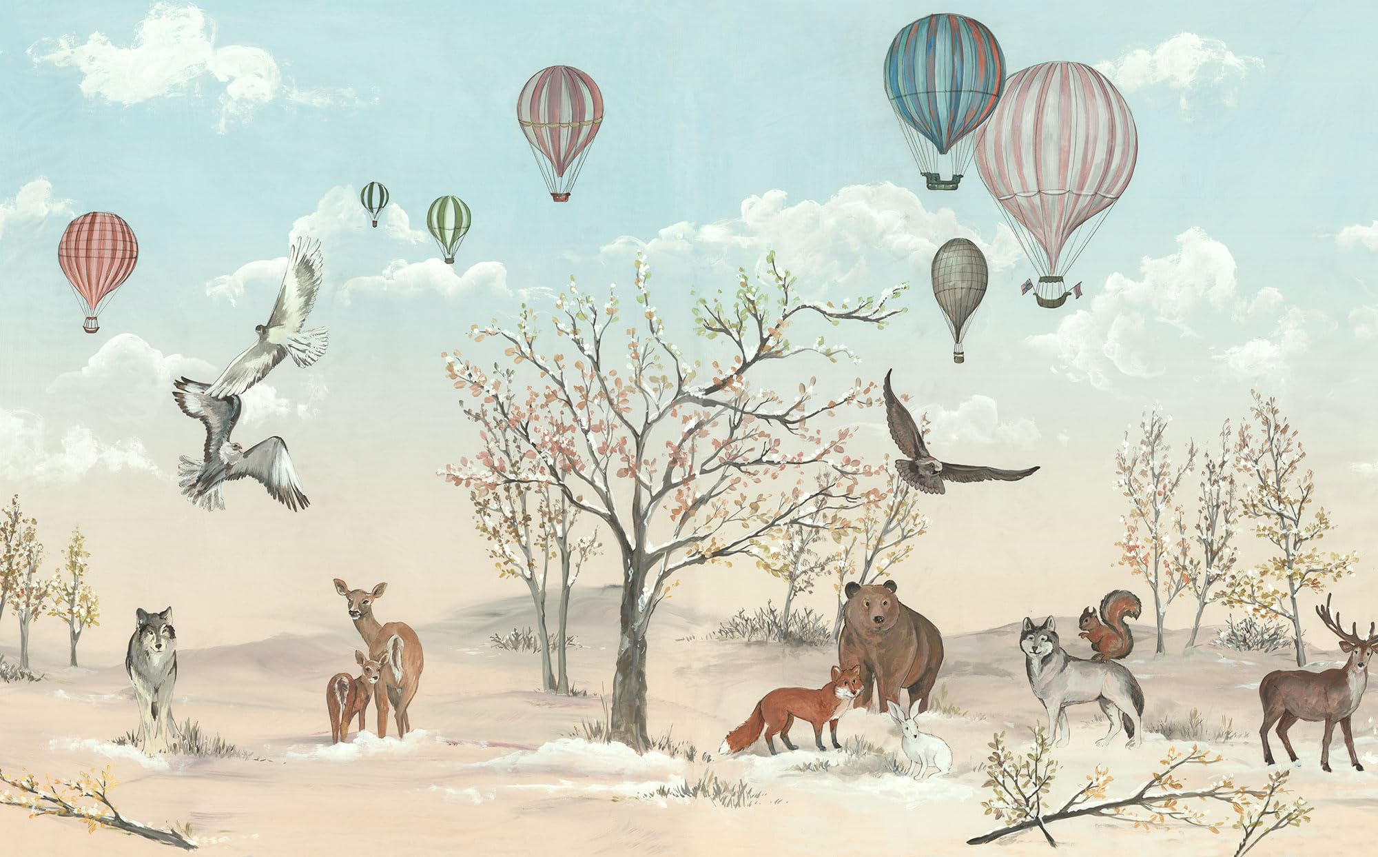 Komar Wonder of Nature Non-Woven Photo Wallpaper Size 450 x 280 cm Children's Bedroom Wallpaper, Colourful - Image 2