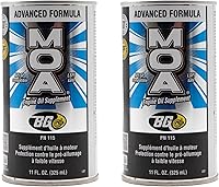 BG MOA Motor Oil Additive 2-Pack (2x11oz Cans) - Top Dealer Choice for Oxidation Prevention, Wear Reduction & Sludge Control