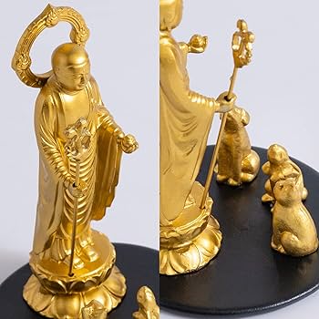 仏像 地蔵王菩薩仏像 家内 仏堂 供仏 銅製品 工芸品 置物 61Dz3mOLL5L.jpg_BO30,255,255,