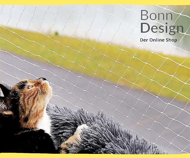Foto 7 de 8 de Red para gatos de 4x3 m para balcón y ventana sin agujeros protección para balcones + 25 m de cuerda…