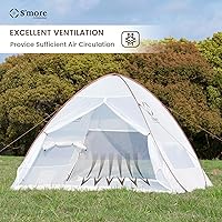 Vista 5 de S'More 1/2 Person Beach Tent, Lightweight & Easy Set Up Pop up Tent, UFP 30+ Quick Portable Sun Shade Shelter for Beach,Picnic, Backyard, Festival