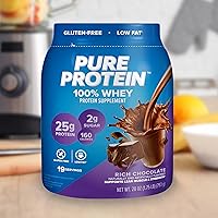Vista 6 de Proteína en polvo 100 % whey, 1.75 libras, Pure Protein, 1, 1