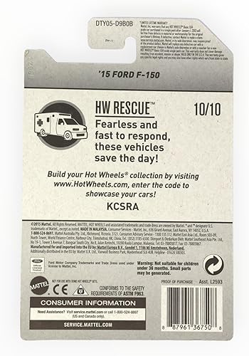 Miniatura 2 de Hot Wheels Ford F 150 '15, Rescue 1010