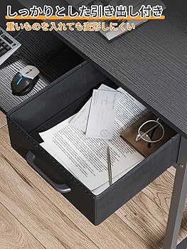 Amazon | ODK パソコンデスク キーボードスライダー付き 幅120cm