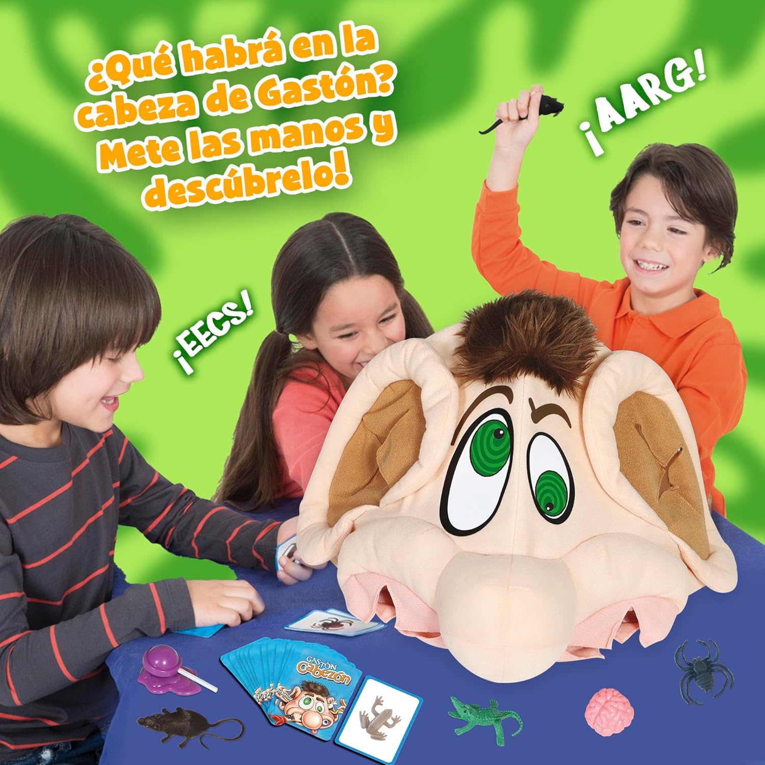 Bizak Gaston Cabezon 64558519 Board Game for Children from 3 Years, Funny Educational Preschool Game for Boys and Girls, Cognitive Development and Coordination