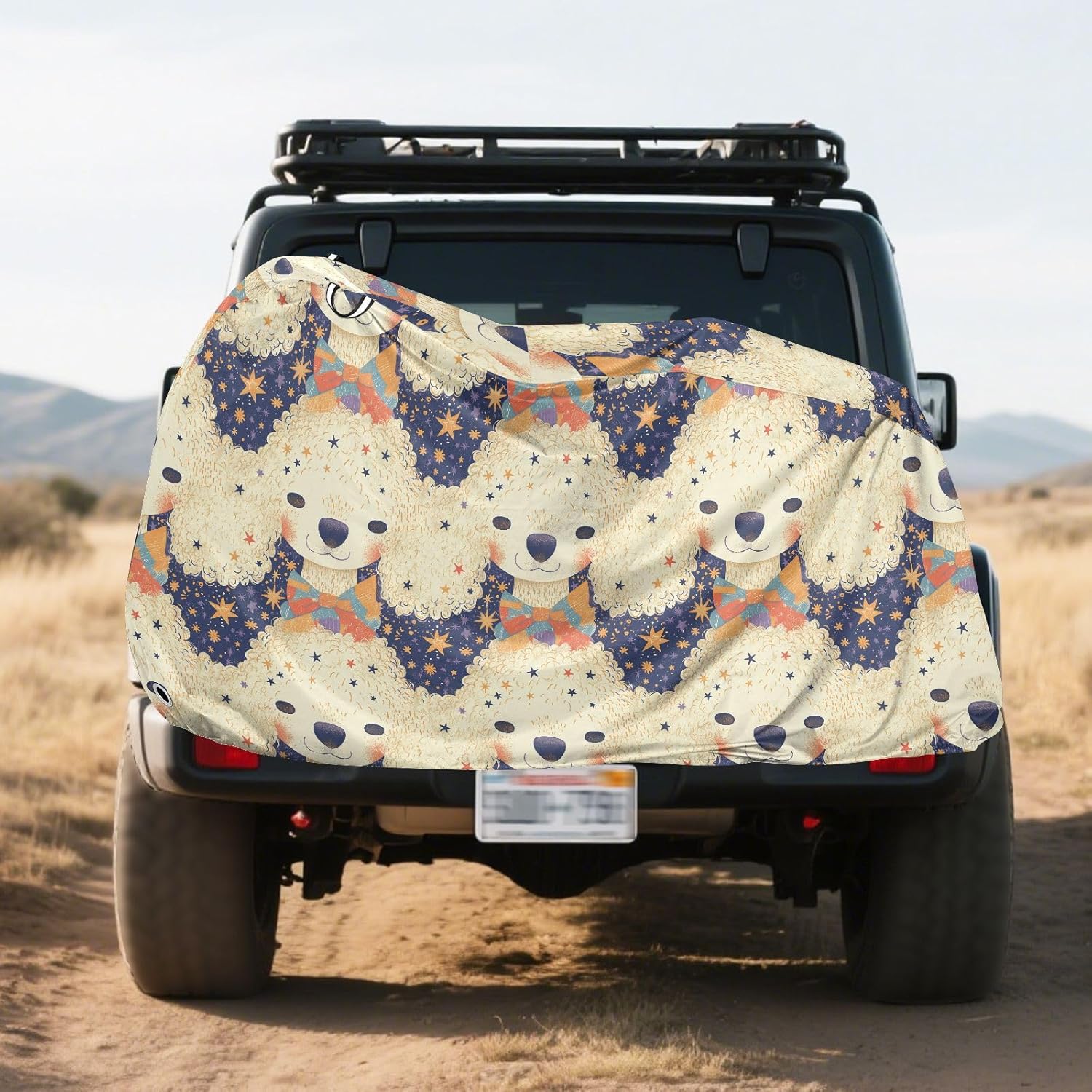 Cartoon Dogs Faces Bike Cover Outdoor Waterproof Outdoor Exercise Bike Cover Bikes Storage