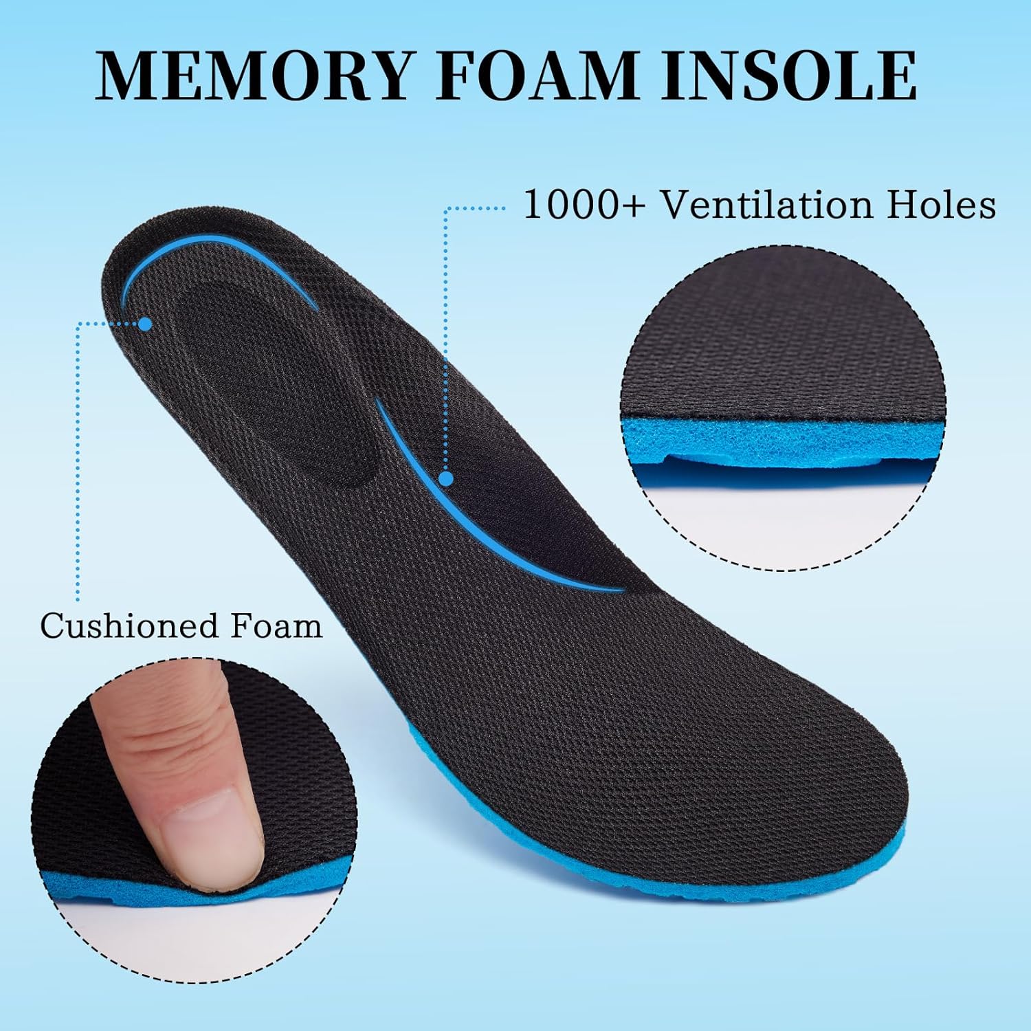 Wide Toe Box Walking Shoes Women Air Cushion Comfortable Non Slip Fashion Sneakers