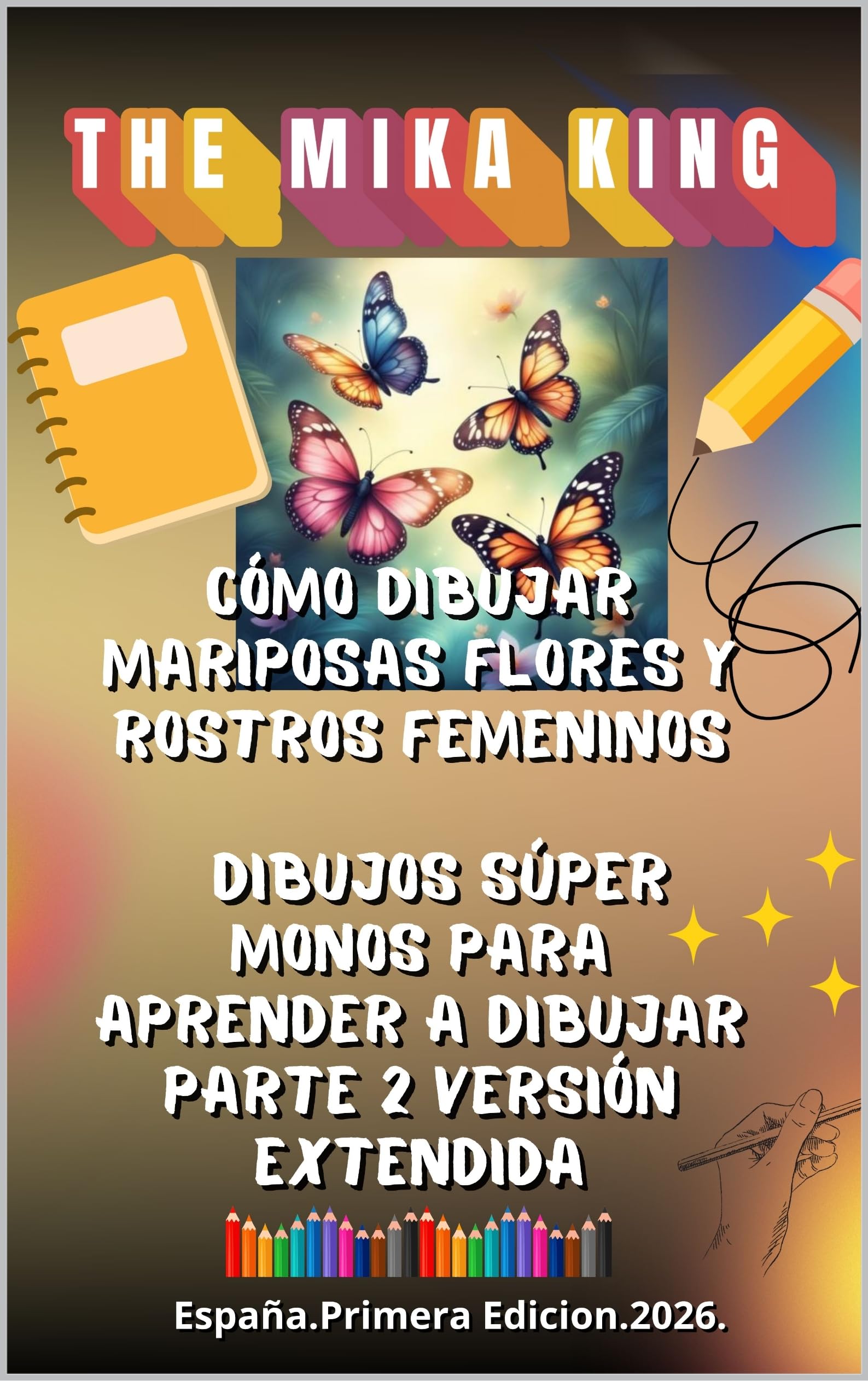 Livre de dessin de fleurs et portraits féminins techniques faciles de croquis Kawaii