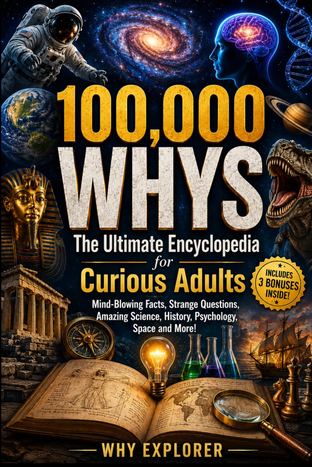 100,000 Whys The Ultimate Encyclopedia for Curious Adults: Mind-Blowing Facts, Strange Questions, Amazing Science, History, Psychology, Space and More!