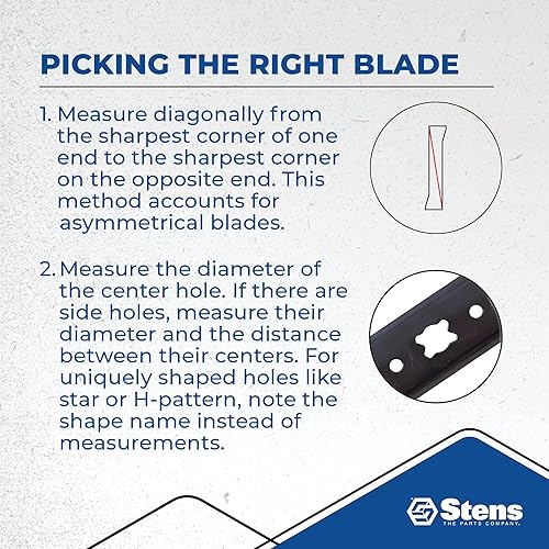 Miniatura 8 de Stens 346-429 Hoja de mantillo, color negro