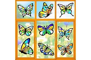 Enchanting Butterfly Suncatcher Craft Kit for Budding Artists