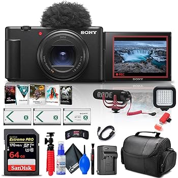 ★美品★ SONY ソニー VLOGCAM ZV-1 ブラック 即発送 Sony ZV-1F Vlogging Camera (Black) *OPEN BOX*