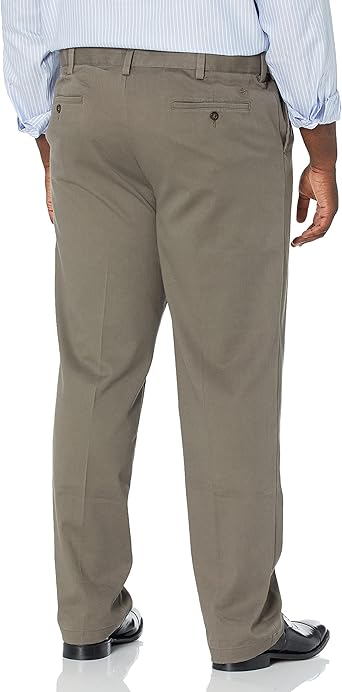 Trousers For Men Dockers Easy Khaki - Pantalones De Ajuste Clásico Y Plisados Para Hombre (tallas Estándar, Big Y Tall), Nube Pants Relaxed Fit