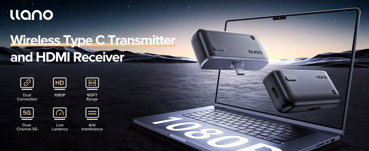 Amazon.com: llano S850 Upgraded Type-C Wireless HDMI Transmitter
