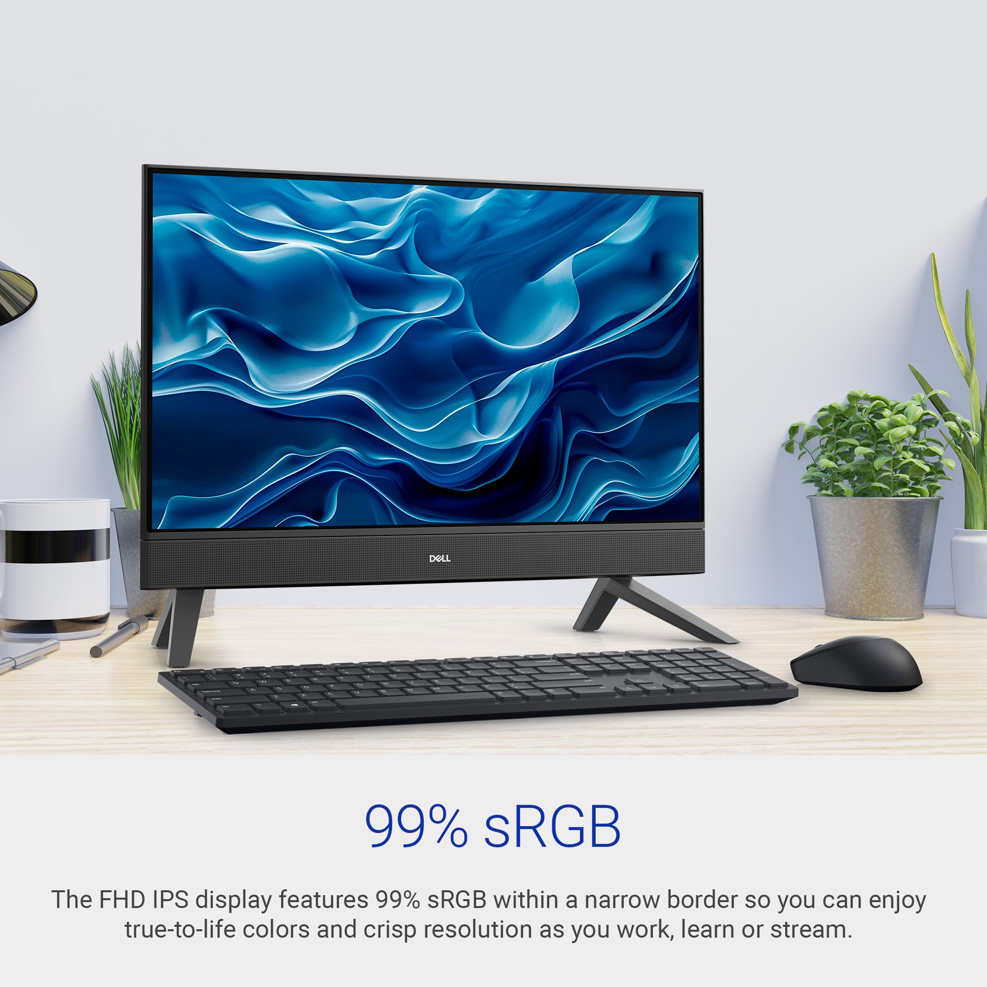 Dell 24 All-in-One|14th i3-100U, 8GB RAM DDR5 512GB SSD,Intel