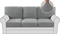 Vista 258 de H.VERSAILTEX Multi-Pieces Sofa Covers Stretch Couch Covers Form Fitted Seats and Back Cushions Covers