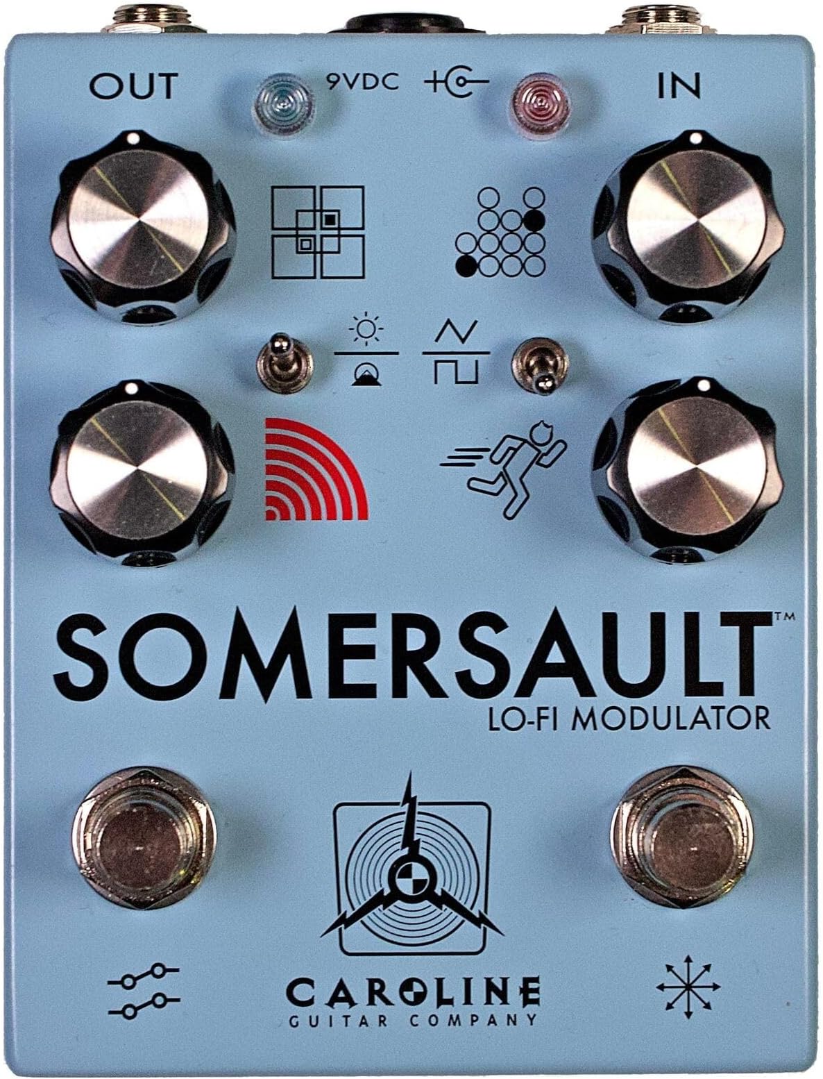 Guitar Somersault Chorus, Vibrato, Rotary Guitar Pedal Effect