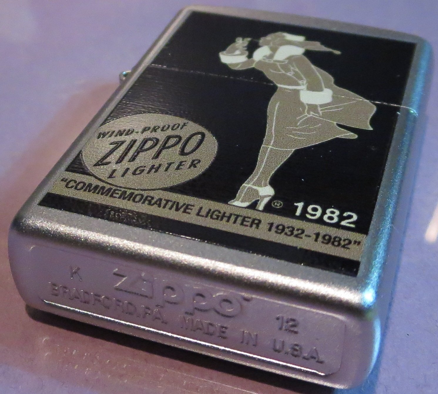 Amazon.com: Zippo Commemorative Windy Girl Lighter 1932 - 1982 