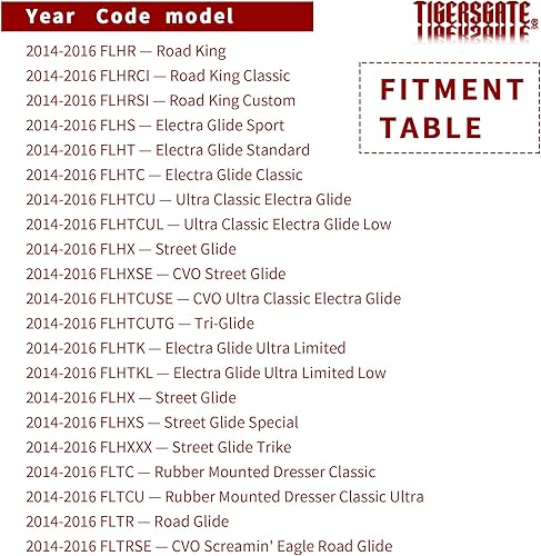 Miniatura 8 de TIGERSGATE - Juego de cables para colgar Ape de 14 pulgadas, luces direccionales delanteras, cables CAN-Bus y TBW y línea de freno para Harley