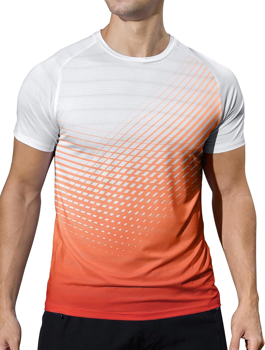 Camisetas deportivas para correr para hombre, camisas de entrenamiento de gimnasio de secado rápido, camisetas deportivas