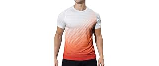 Men’s T-Shirts Gym Running T Shirts for Men Moisture Wicking Athletic Sport Breathable Tops Quick Dry Short Sleeve Workout T-Shirt