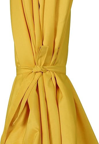 Miniatura 82 de Blissun Sombrilla de patio de 7.5 pies, sombrilla de patio, sombrilla de mercado al aire libre con botón de inclinación y manivela (bronceado)