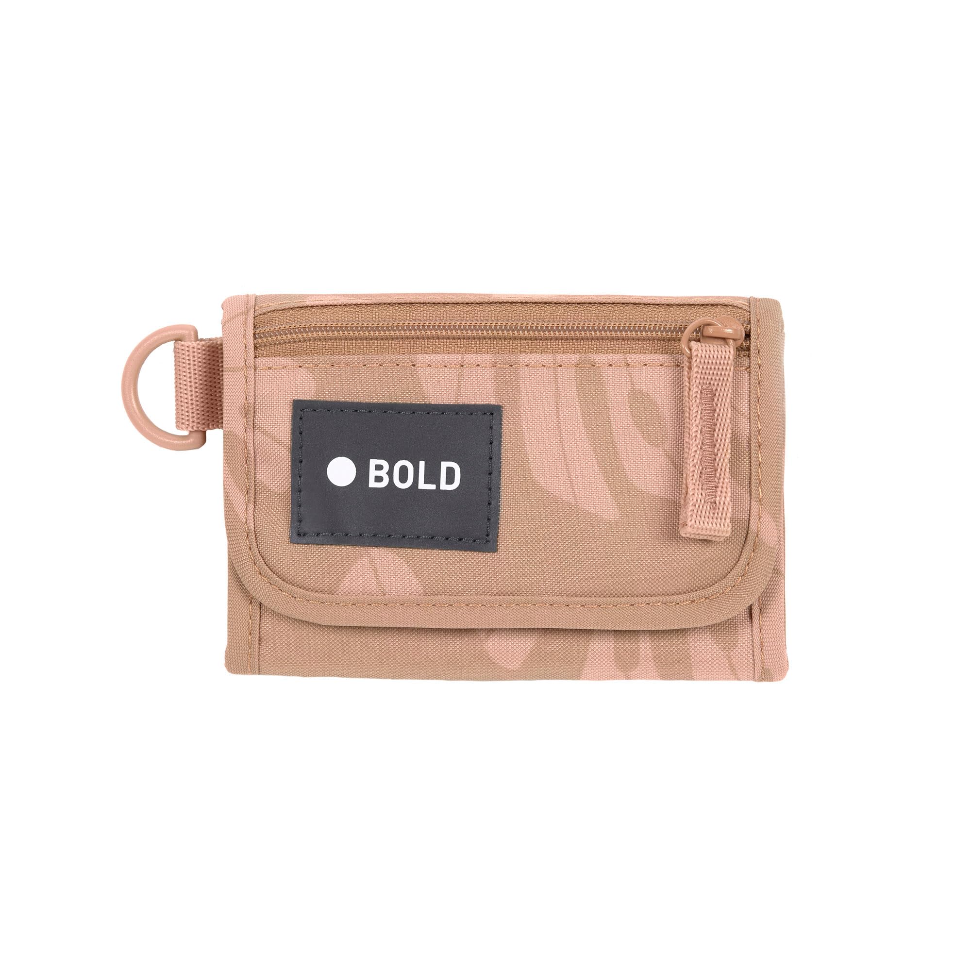 LÄSSIG Children's Wallet with Velcro Closure and Transparent Window/School Wallet Bold, beige, purse
