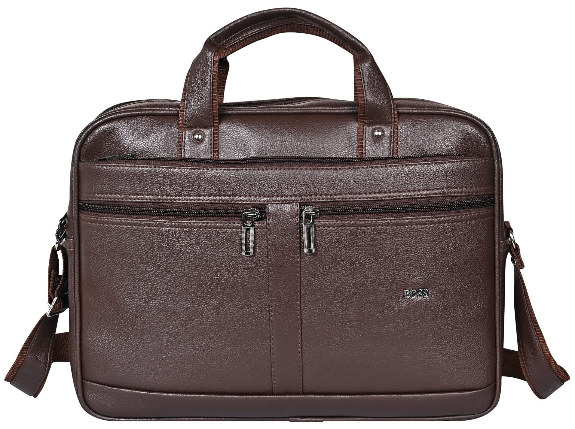 Pramadda Pure Luxury Vegan Leather Messenger 15.6 inch laptop file bag for men women | office shoulder satchel crossbody side bag men | Padded Laptop Sleeve Compartment. (Mocha Brown) (B099KQC7BN) Amazon Price History, Amazon Price Tracker