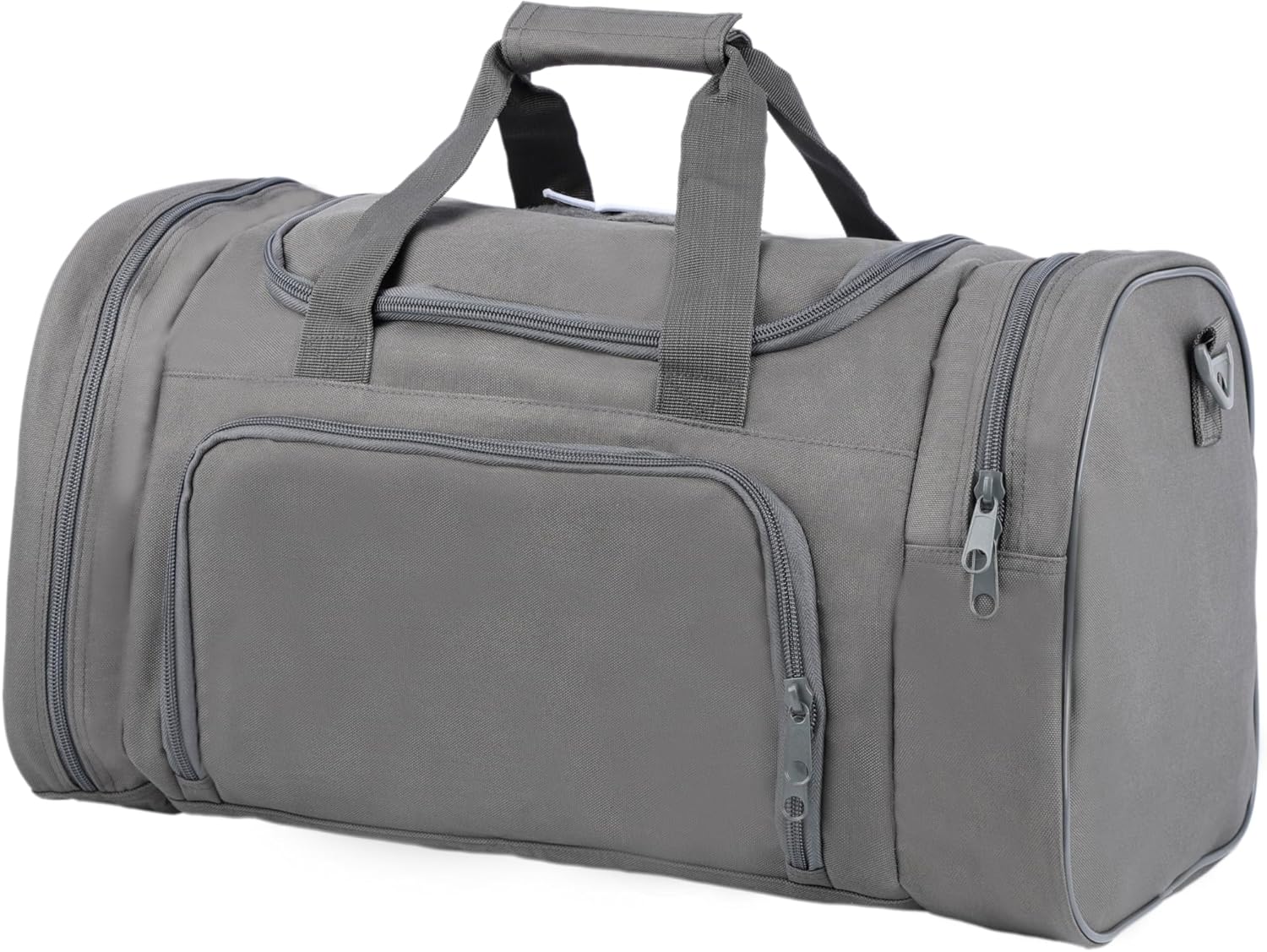 Military Tactical Outdoor Gym Bag Small Duffel Bag with Shoes Compartment for Sports Travel Camping Hunting (A-Grey)