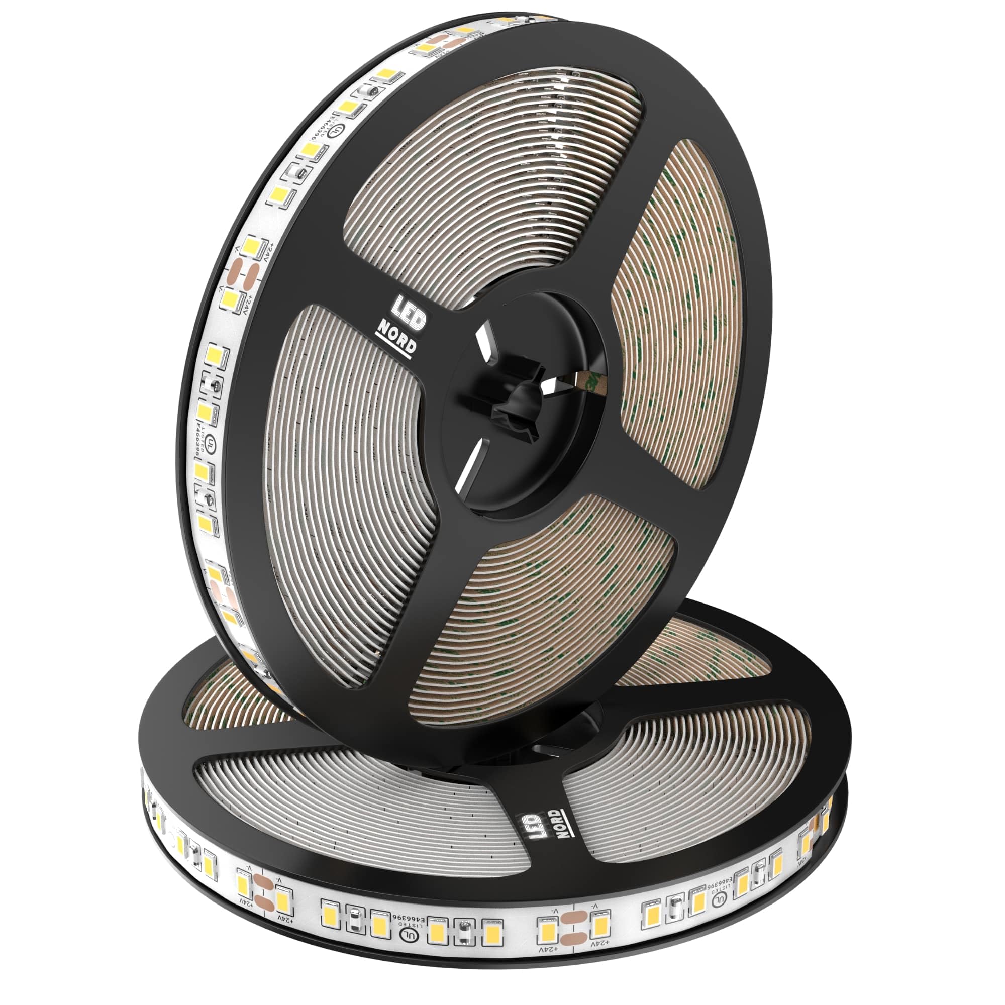 LED Nord LED Strip 5m warmweiß selbstklebend dimmbar kürzbar - WW LED Streifen warmweiss 24v - LED Band ohne Kabel ohne Trafo - LED Stripes TV Fernseher Küche