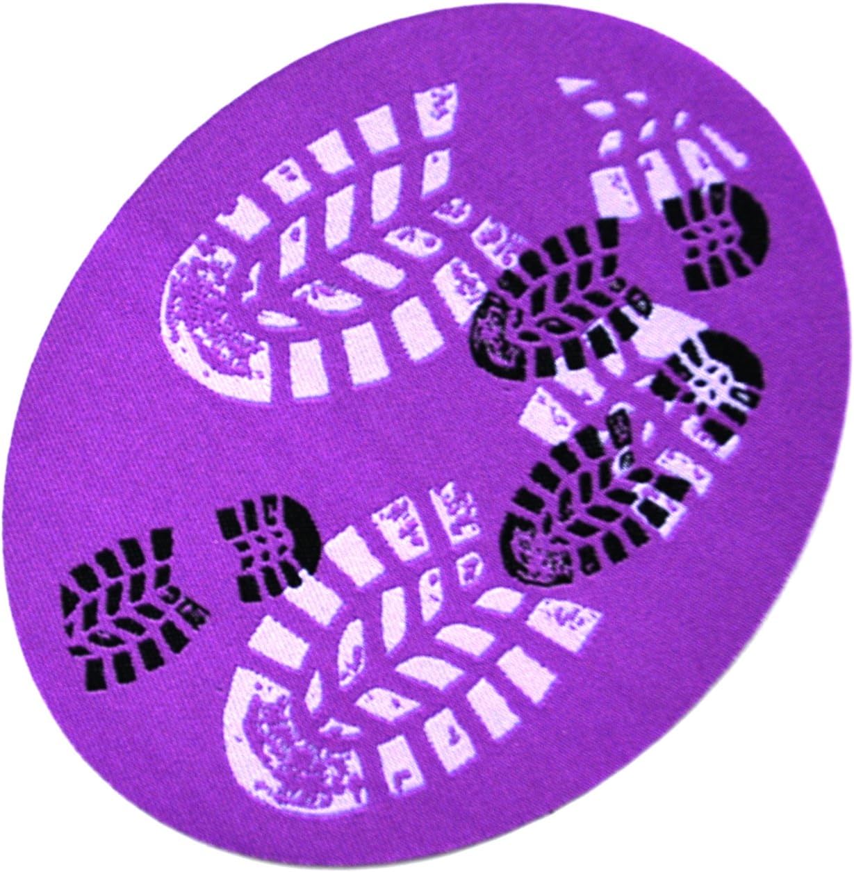 Kleiber Iron On 6cm x 3.5cm Double Paw Print-Brown