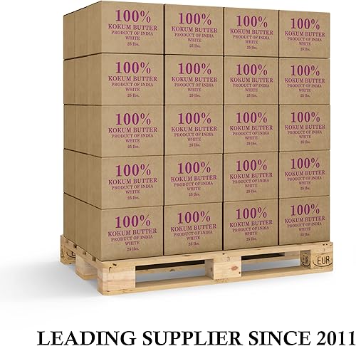 Miniatura 9 de Mantequilla Kokum cruda de 8 onzas. Barra 100% pura natural, ideal para hidratar piel, cuerpo y cabello, cremas de bricolaje, bálsamos, lociones y