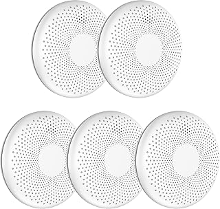 Aroha Safety Pro Detector de Humo y Monóxido de Carbono - Batería de 10 Años - Alarma Doméstica de Monóxido de Carbono, Alarma de Incendio - 5 Piezas