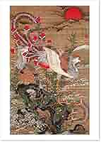 日本画　絵画 鳳凰 #shiozakiken #塩崎顕 #日本画 #Japanesestylepainting