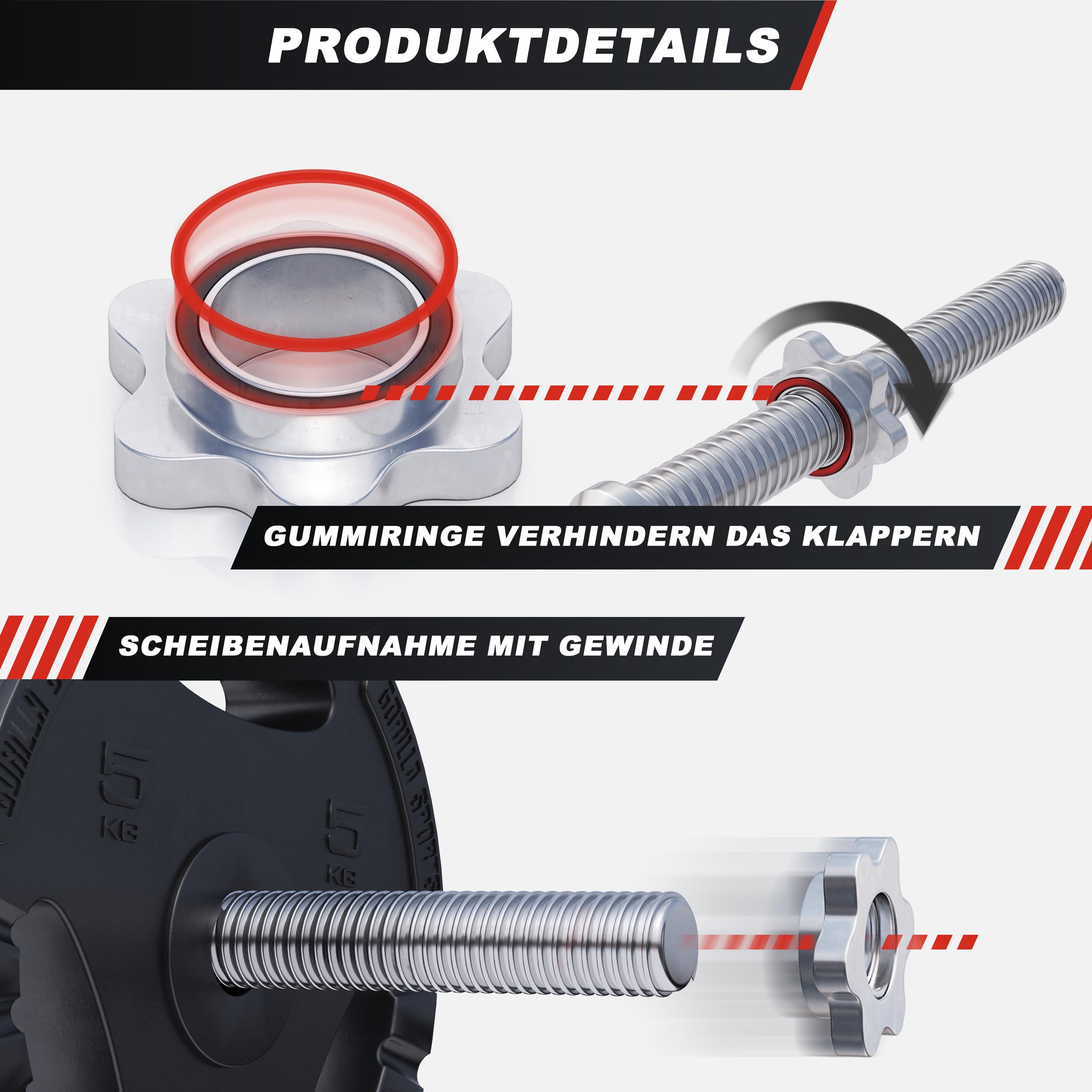 GORILLA SPORTS® Hantelbank mit 100 kg Hantelset und Latzug , Ablage | Mit verstellbarer, Dip-Station, Butterfly, Curlpult und Beincurler, bis 280 kg; Multifunktionsbank und Kraftstation