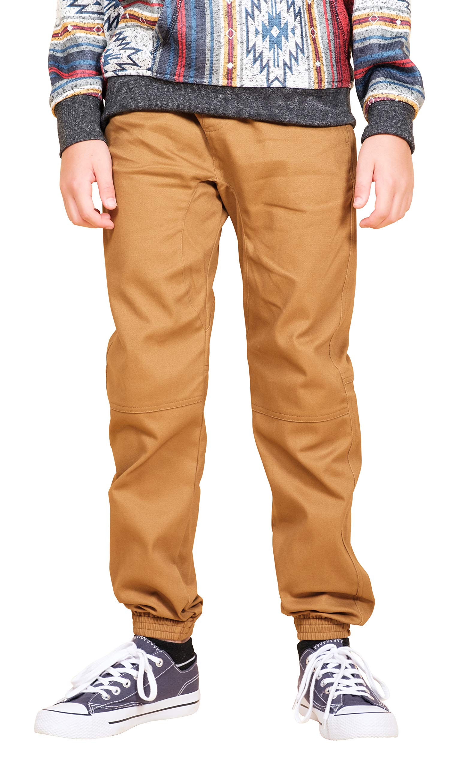 BROOKLYN ATHLETICSBoys Super Soft Lightweight Stretch Twill Trouser Pants