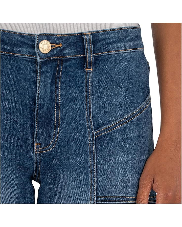 KUT from the Kloth Jean High-rise Wide Front Seam Patch Front Pockets - #4 of 4