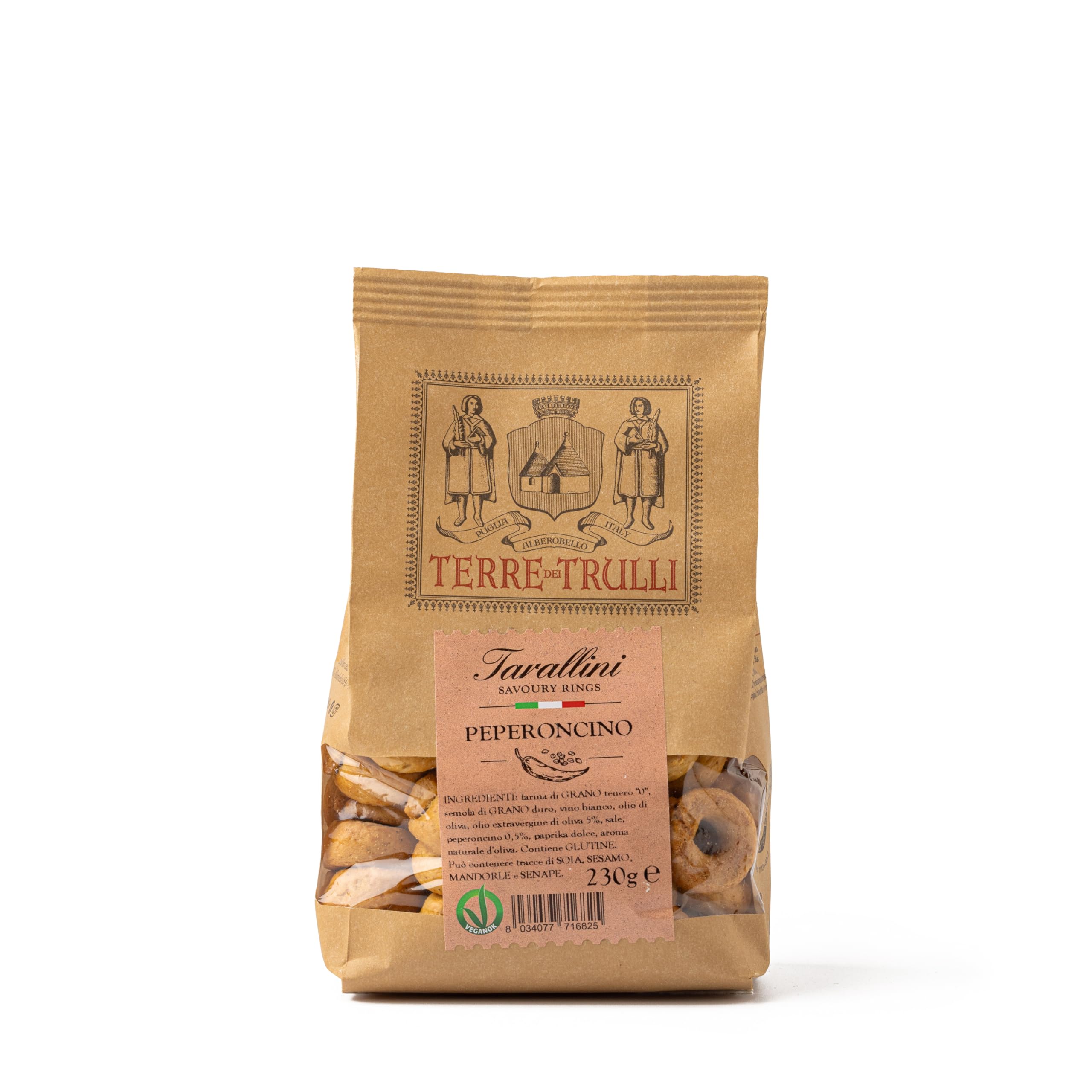 Tarallini de Apulia con pimienta 5 paquetes 230 g