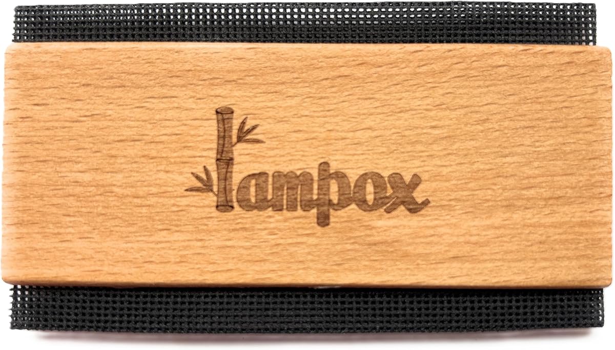 lampox Kaschmir Kamm aus Holz – Wollkamm & Fusselkamm für Kaschmir, Merinowolle & Feinstrick – Entfernt Fussel, Flaum, Pilling schonend – Nachhaltiger Pullover Kamm