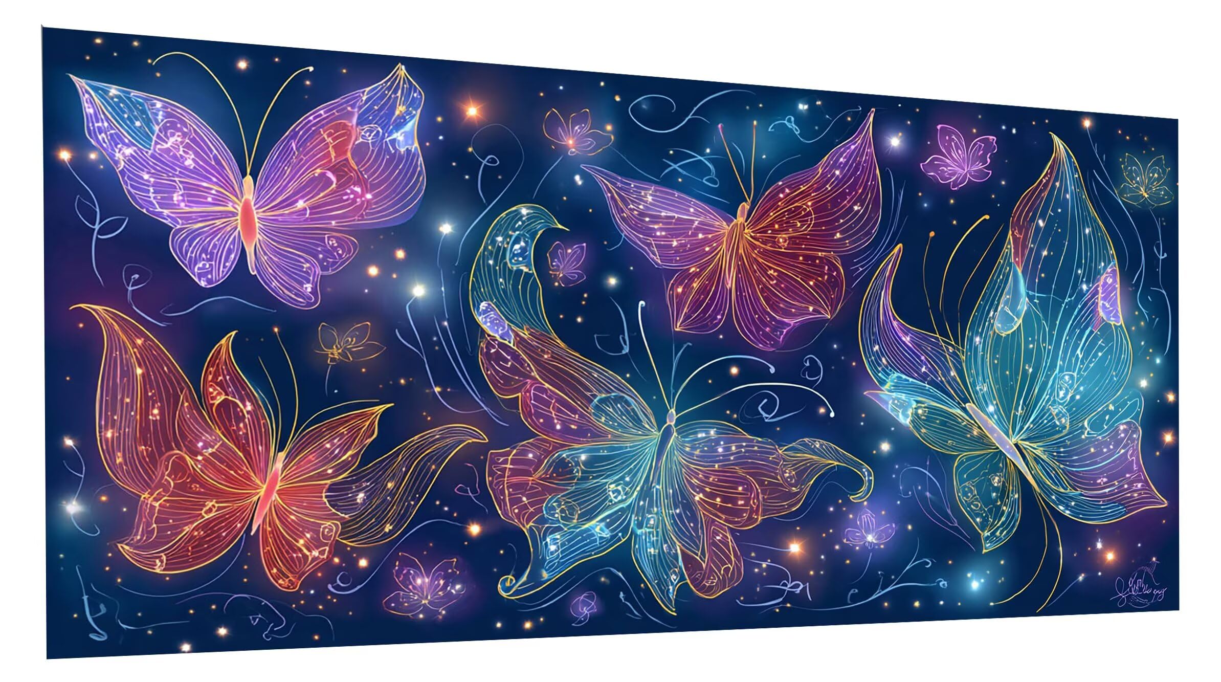 Zestawy artystyczne, dla dorosłych, motyl, duże zestawy do malowania diamentowego dla dorosłych, 5D, DIY, fioletowe; zestawy mozaikowe i kamienie szlachetne, cekiny, diamenty, rękodzieło, idealne dla