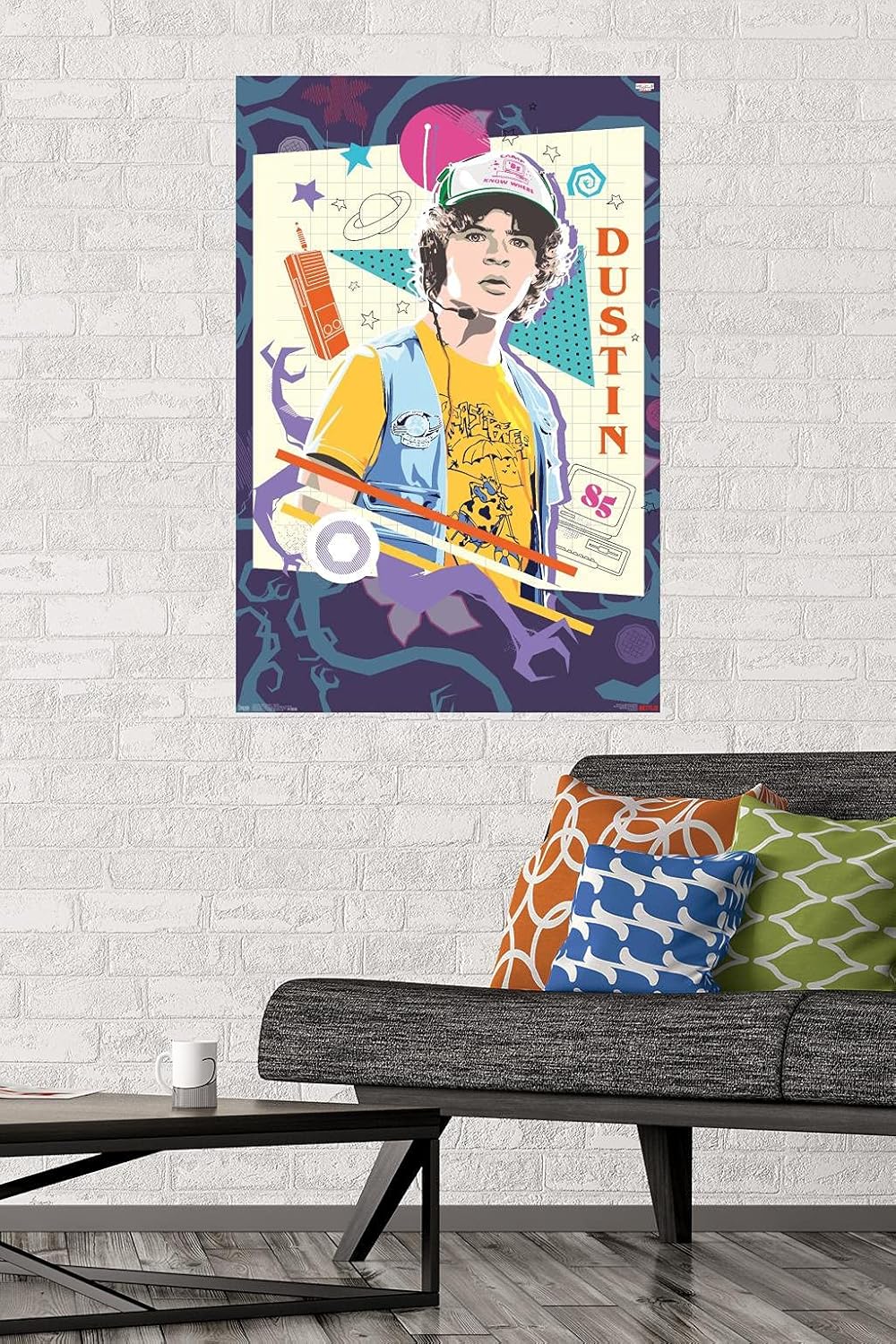 Trends International Netflix Stranger Things: Season 3 - Dustin Wall Poster, 22.375" x 34", Premium Unframed Version