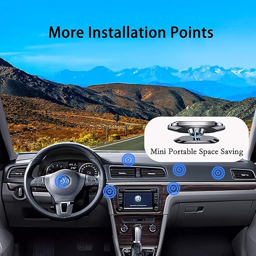 Miniatura 5 de ymxdmd 1 soporte magnético universal para teléfono de coche versión mejorada 2022 proporciona 8 imanes N52 más fuertes para tablero de instrumentos