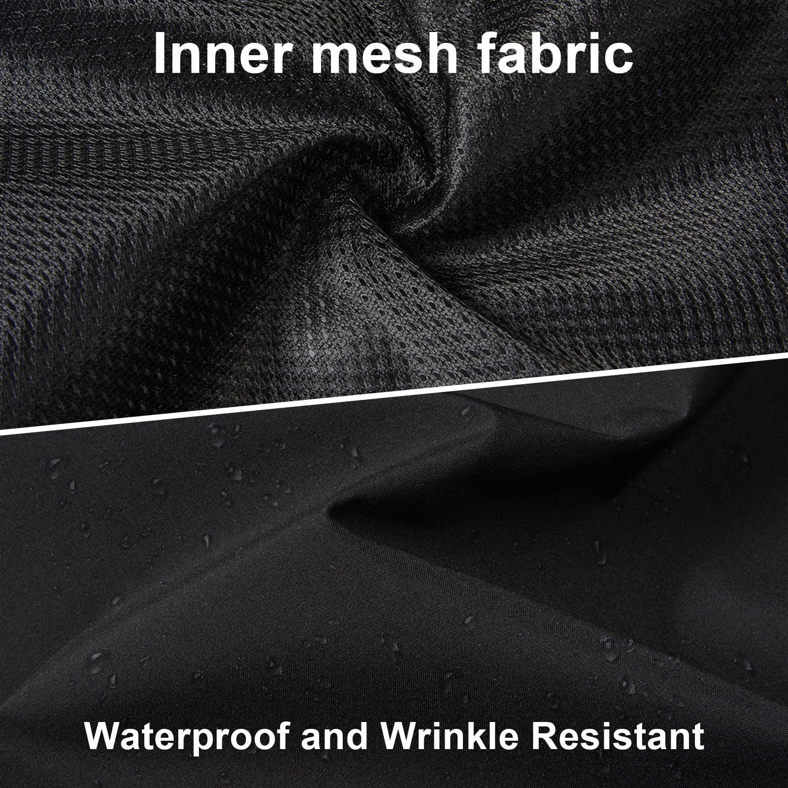 HYCOPROT Chaleco de Pesca para Hombre Outdoor Viaje Chaleco Casual Sin Mangas Ligero Impermeable Chaqueta Cargo Utility Abrigo de Invierno con 5 Bolsillos para Caza Senderismo Entrenamiento Escalada
