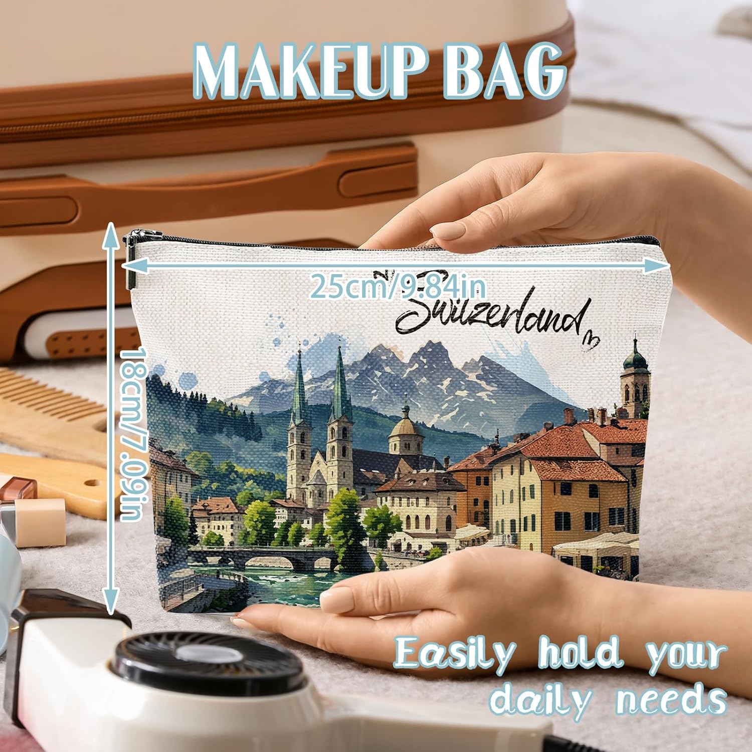 Switzerland Travel Souvenirs Gift - Zurich Lausanne Trip Gifts for Women, Swiss Alps Journey Gifts for Switzerland Lover Bridal Shower Holiday Homewarming Birthday Gift - Image 5
