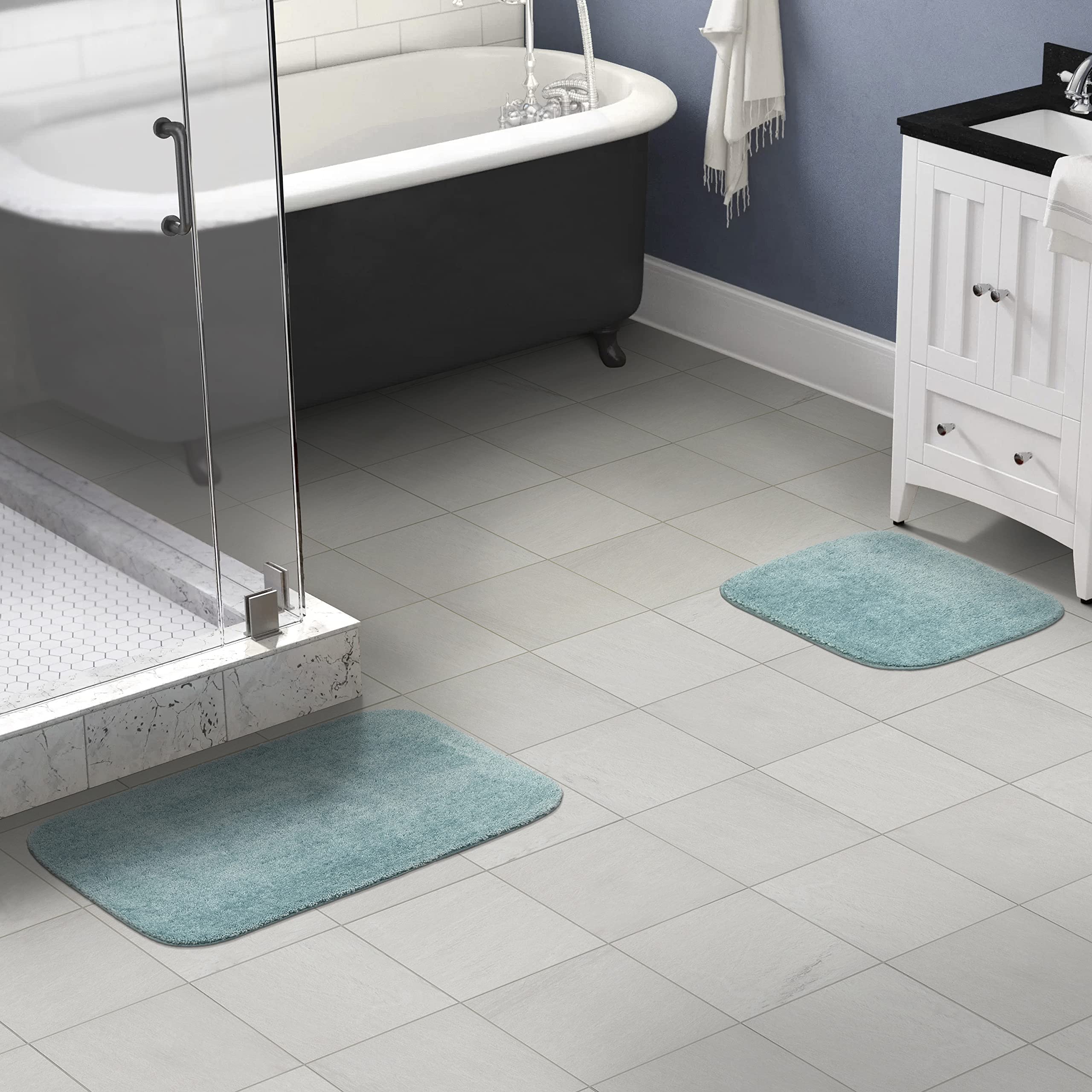 Garland Rug Traditioneller Badteppich, 2-teilig, Seafoam