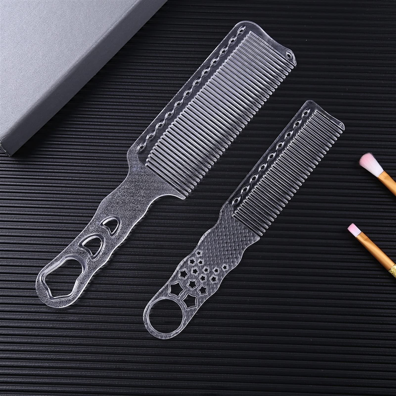 Kamm Haarpflege Haarkamm Schwarz Friseursalon Friseurkamm Breiter Zahn Haarschnitt Haarschneider Kamm Styling-Tool 1pc Haarbürste