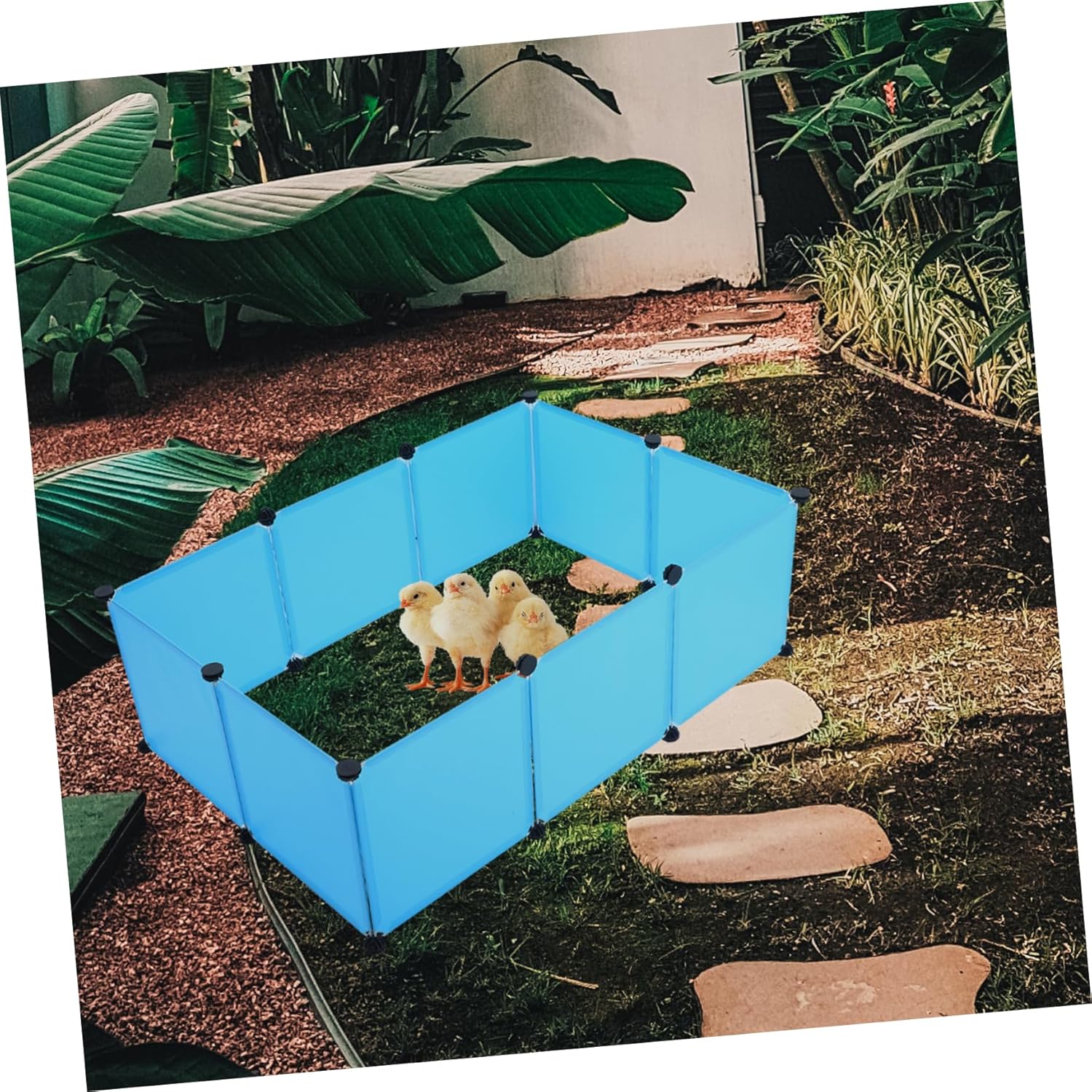 1Set Portable Small Pet Playpen for Hamsters Guinea Pigs and Ferrets Easy to Assemble Compact Storage Indoor Use Exercise Enclosure for Small Animals