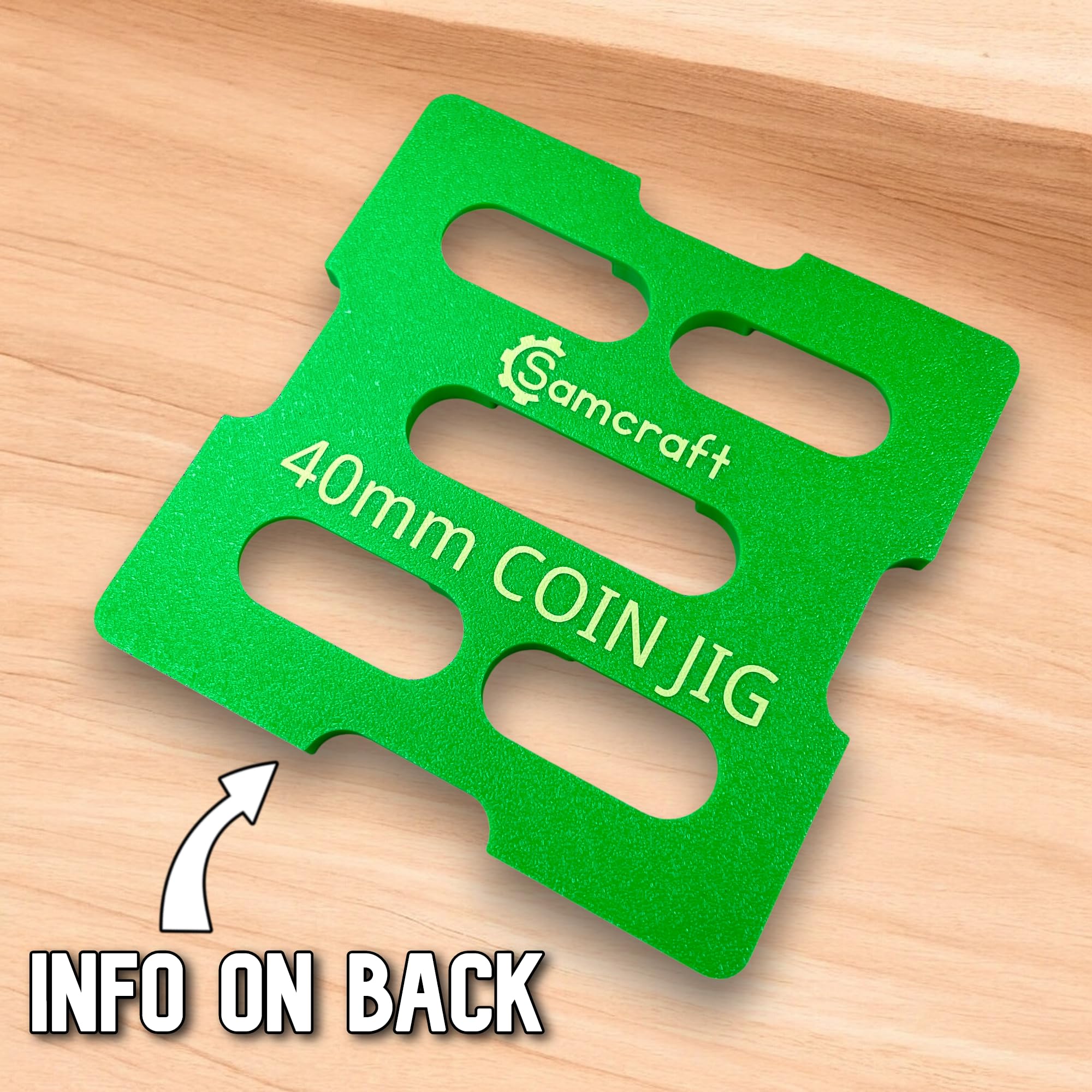 Amazon.com: Samcraft 40mm Metal Coin Jig for xTool F1 Laser