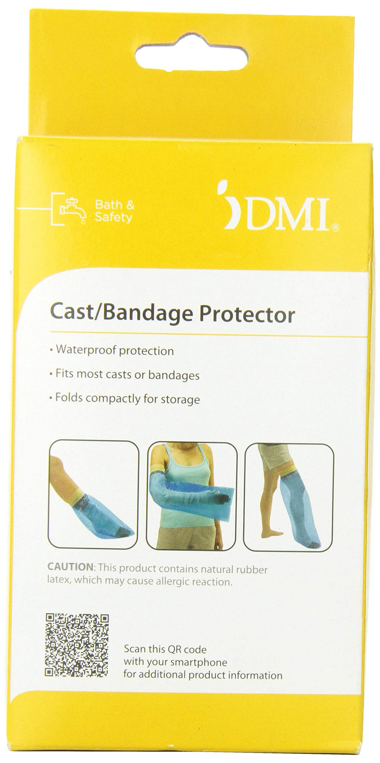 DMIWaterproof Arm Cast and Bandage Protector, 10 x 29 inches, Blue
