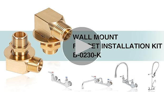 Amazon.com: 2 PCS B-0230-K Wall Mount Faucet Installation